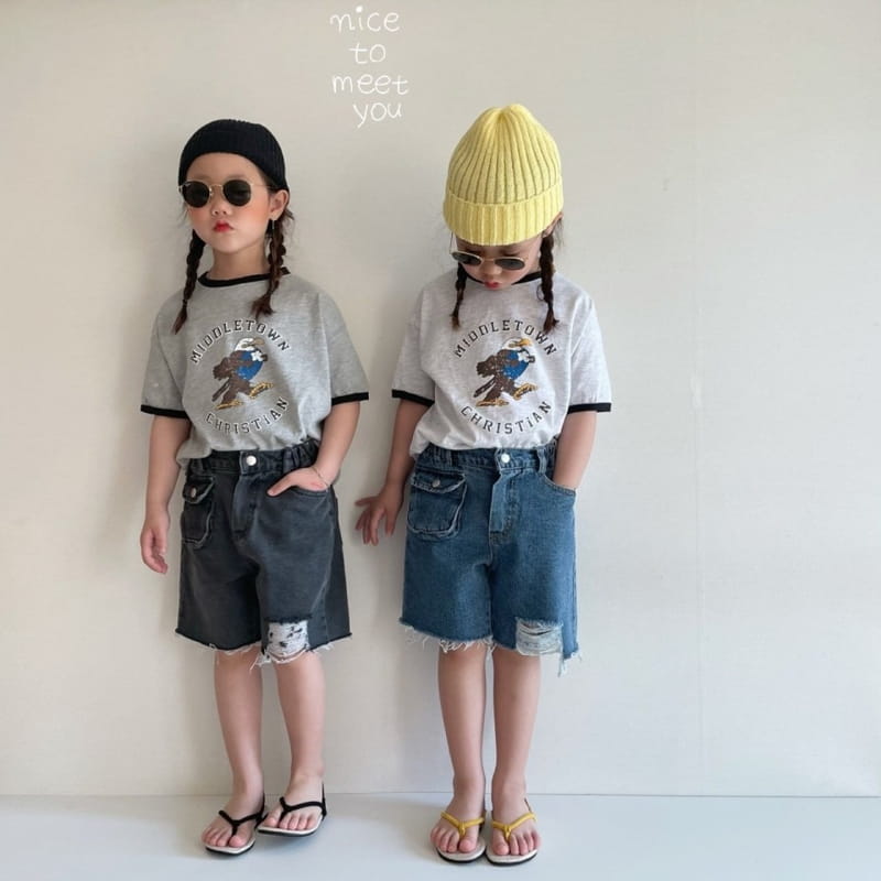 NICE TO MEET YOU - Korean Children Fashion - #Kfashion4kids - Eagle Tee - 8
