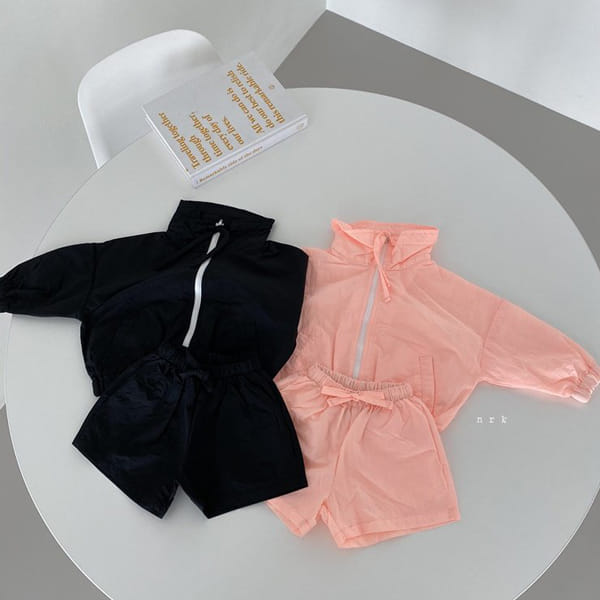 NRK - Korean Children Fashion - #Kfashion4kids - Crunch Zip-up Top Bottom Set - 11