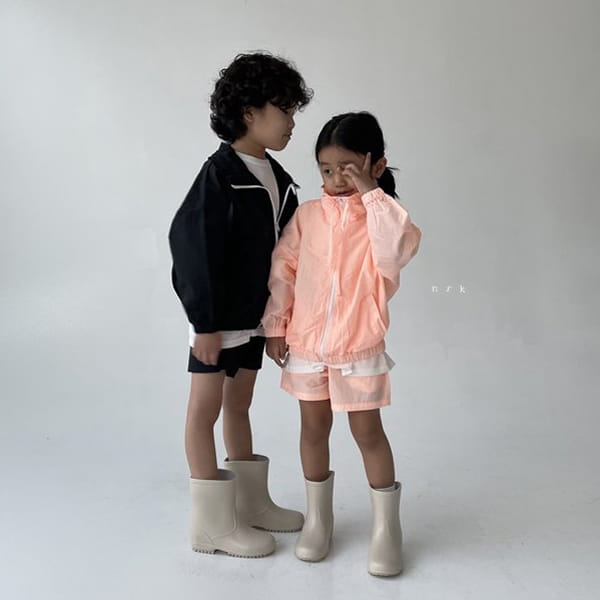 NRK - Korean Children Fashion - #Kfashion4kids - Crunch Zip-up Top Bottom Set - 7