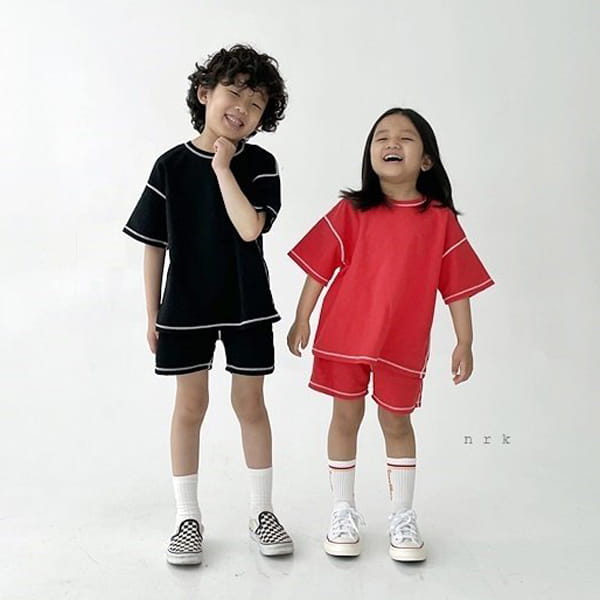 NRK - Korean Children Fashion - #Kfashion4kids - 88 Odd Top Bottom Set