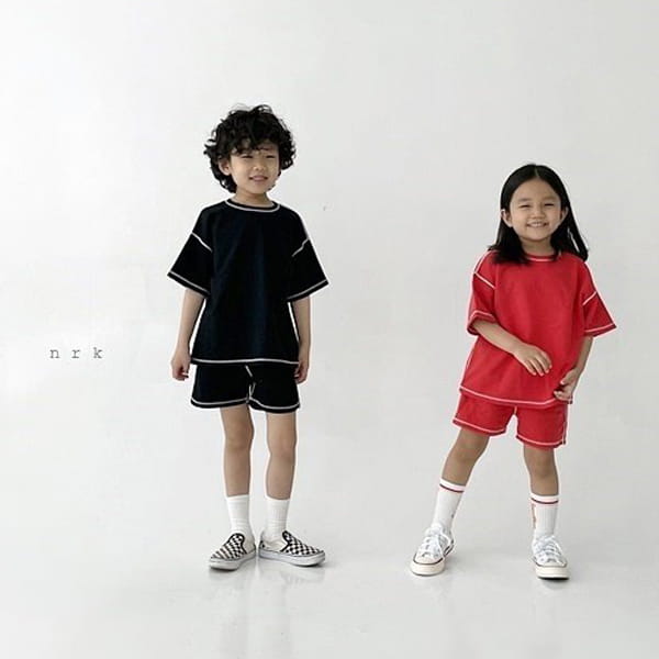 NRK - Korean Children Fashion - #Kfashion4kids - 88 Odd Top Bottom Set - 12