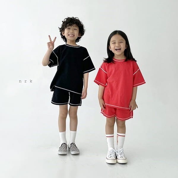 NRK - Korean Children Fashion - #Kfashion4kids - 88 Odd Top Bottom Set - 4