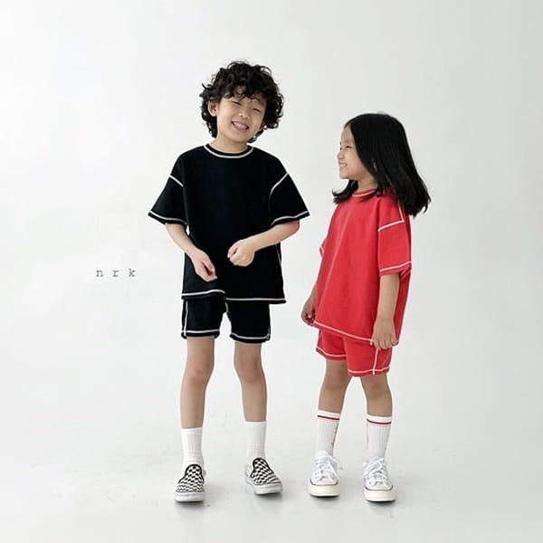 NRK - Korean Children Fashion - #Kfashion4kids - 88 Odd Top Bottom Set - 5