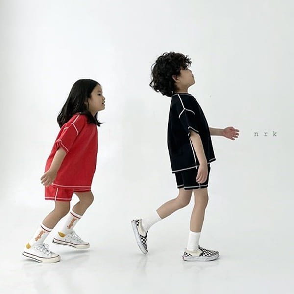 NRK - Korean Children Fashion - #Kfashion4kids - 88 Odd Top Bottom Set - 6