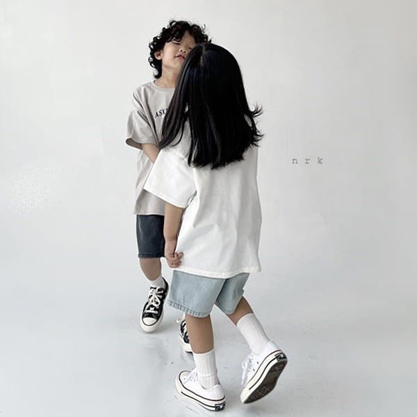 NRK - Korean Children Fashion - #Kfashion4kids - Wide Wrinkle Denim Shorts - 4