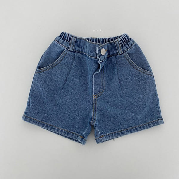 NRK - Korean Children Fashion - #Kfashion4kids - Wide Wrinkle Denim Shorts - 8