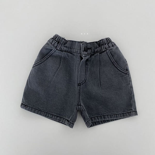 NRK - Korean Children Fashion - #Kfashion4kids - Wide Wrinkle Denim Shorts - 9