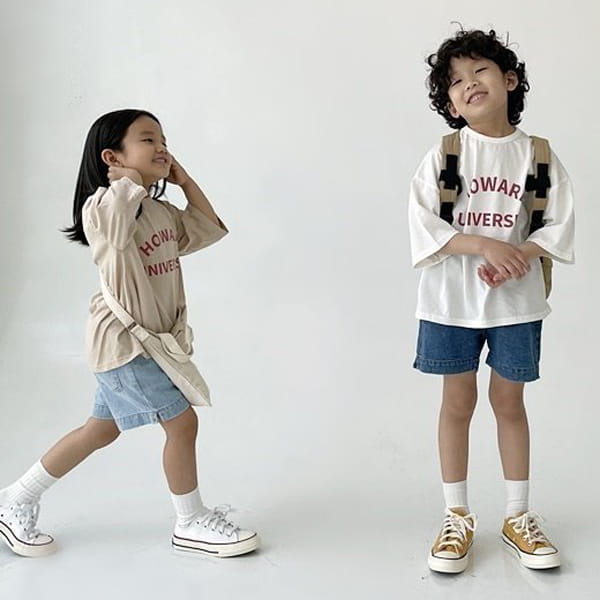 NRK - Korean Children Fashion - #Kfashion4kids - Summer Slit Denim Shorts