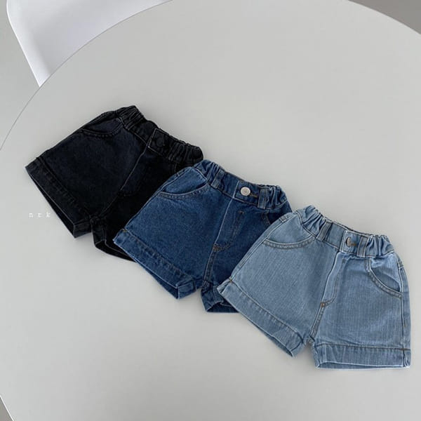 NRK - Korean Children Fashion - #Kfashion4kids - Summer Slit Denim Shorts - 11