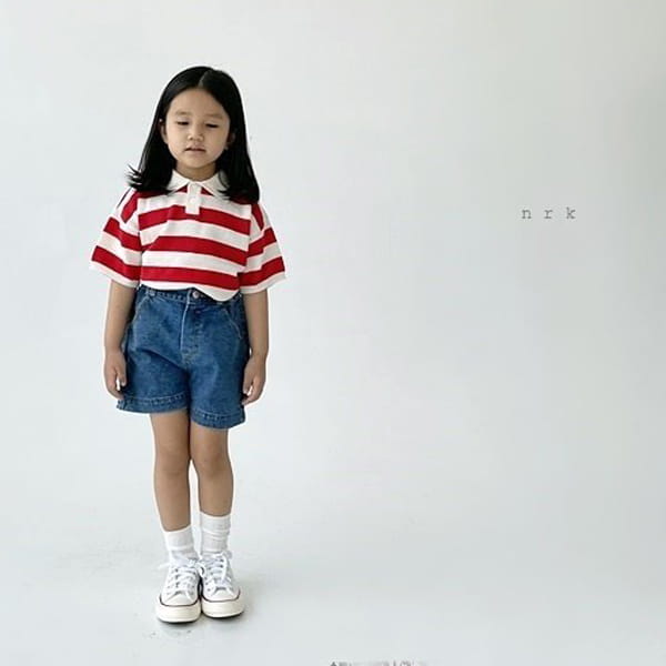 NRK - Korean Children Fashion - #Kfashion4kids - Summer Slit Denim Shorts - 4