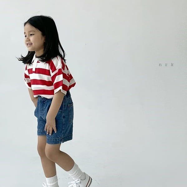 NRK - Korean Children Fashion - #Kfashion4kids - Summer Slit Denim Shorts - 5