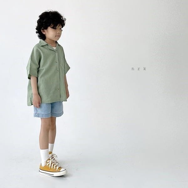 NRK - Korean Children Fashion - #Kfashion4kids - Summer Slit Denim Shorts - 7