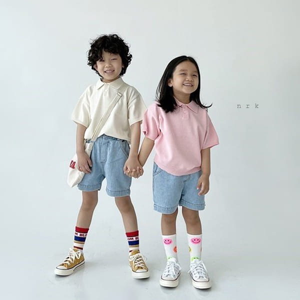 NRK - Korean Children Fashion - #Kfashion4kids - Summer Slit Denim Shorts - 8