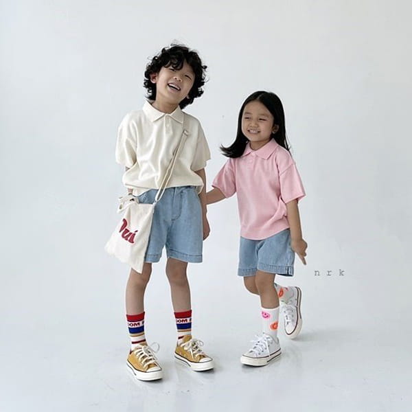 NRK - Korean Children Fashion - #Kfashion4kids - Summer Slit Denim Shorts - 9