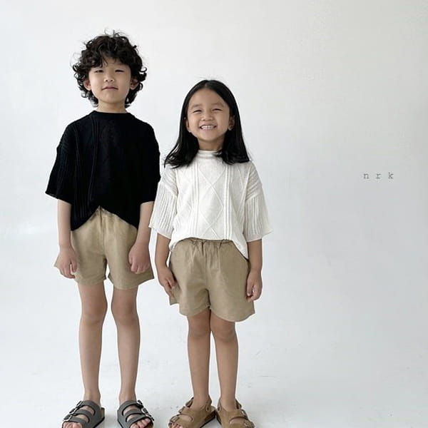 NRK - Korean Children Fashion - #Kfashion4kids - Basic Linen Shorts