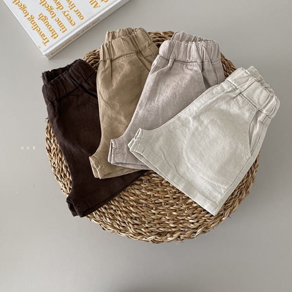 NRK - Korean Children Fashion - #Kfashion4kids - Basic Linen Shorts - 11