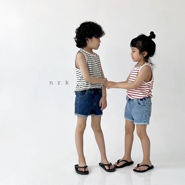 NRK - Korean Children Fashion - #Kfashion4kids - Lego Span Denim Shorts