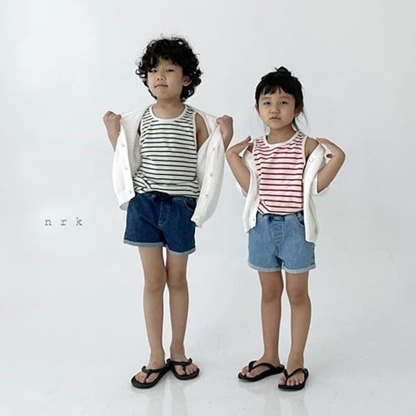 NRK - Korean Children Fashion - #Kfashion4kids - Lego Span Denim Shorts - 4