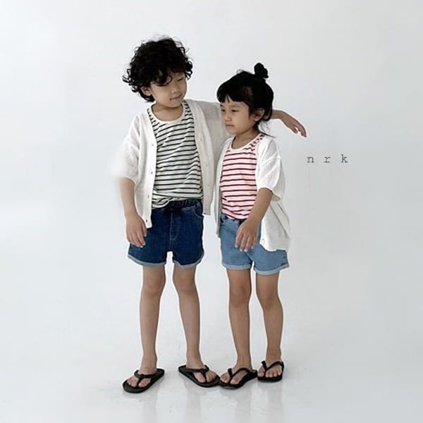 NRK - Korean Children Fashion - #Kfashion4kids - Lego Span Denim Shorts - 5