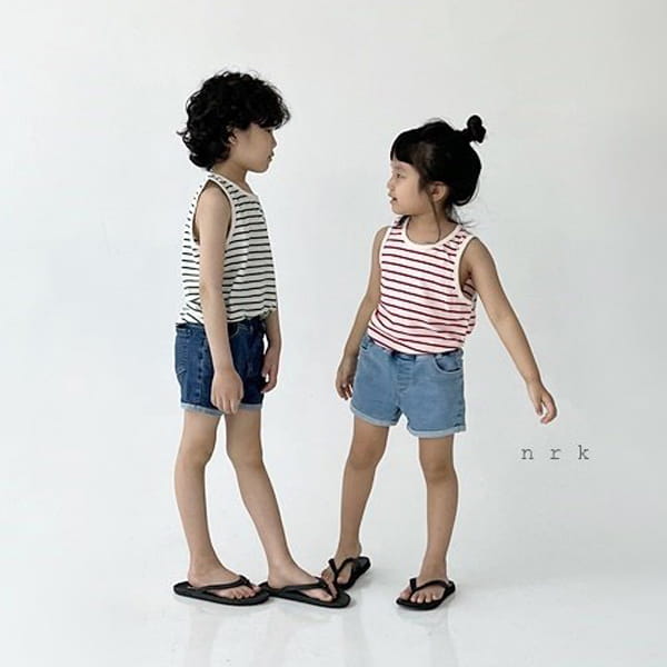 NRK - Korean Children Fashion - #Kfashion4kids - Lego Span Denim Shorts - 7