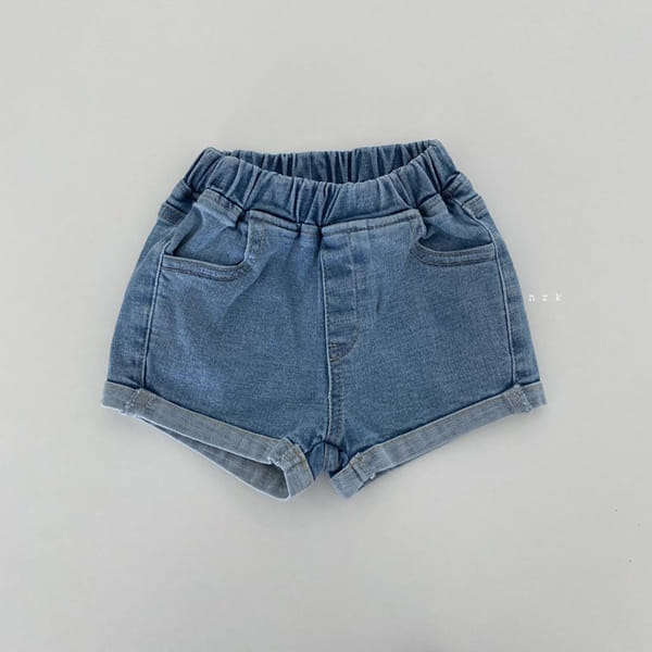 NRK - Korean Children Fashion - #Kfashion4kids - Lego Span Denim Shorts - 9