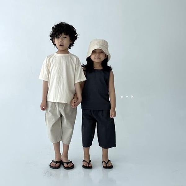 NRK - Korean Children Fashion - #Kfashion4kids - Linen Capri Pants - 12