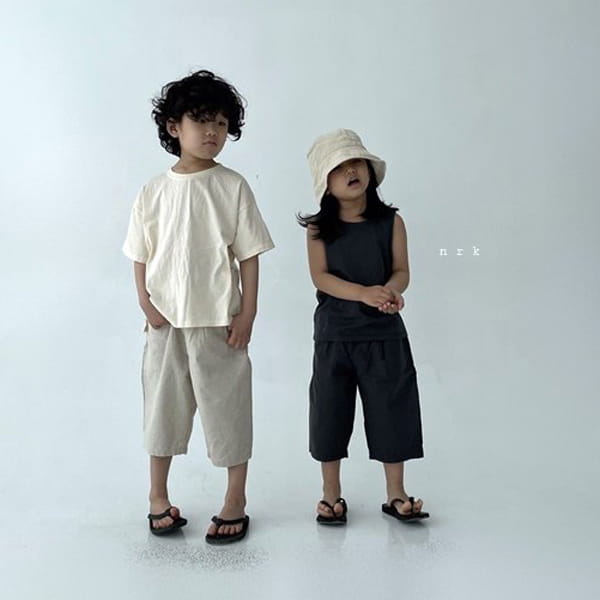 NRK - Korean Children Fashion - #Kfashion4kids - Linen Capri Pants - 5