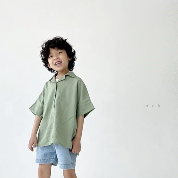 NRK - Korean Children Fashion - #Kfashion4kids - Linen Collar Shirts