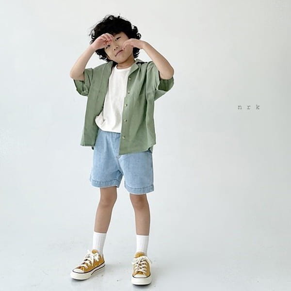 NRK - Korean Children Fashion - #Kfashion4kids - Linen Collar Shirts - 5