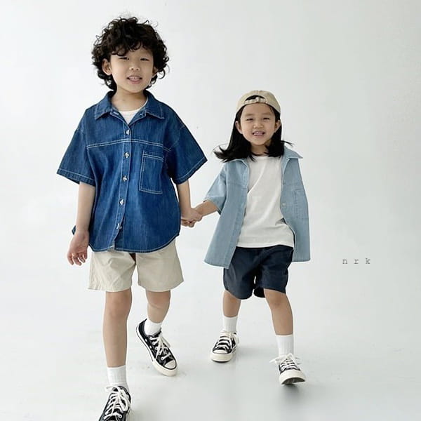NRK - Korean Children Fashion - #Kfashion4kids - Daily Denim Shirt