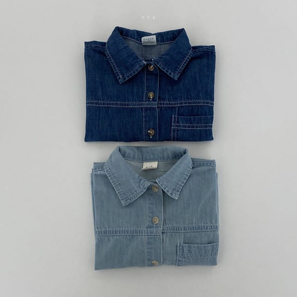 NRK - Korean Children Fashion - #Kfashion4kids - Daily Denim Shirt - 10
