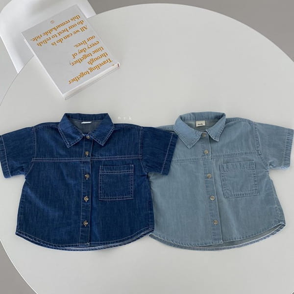 NRK - Korean Children Fashion - #Kfashion4kids - Daily Denim Shirt - 11