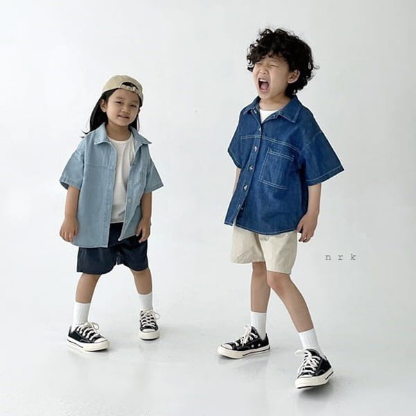 NRK - Korean Children Fashion - #Kfashion4kids - Daily Denim Shirt - 2