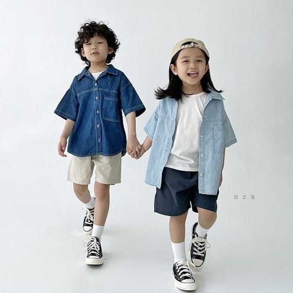 NRK - Korean Children Fashion - #Kfashion4kids - Daily Denim Shirt - 5