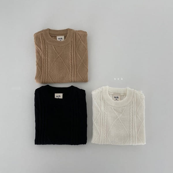 NRK - Korean Children Fashion - #Kfashion4kids - Cable Short Sleeves Knit - 11