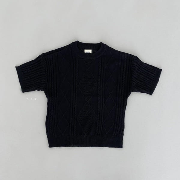 NRK - Korean Children Fashion - #Kfashion4kids - Cable Short Sleeves Knit - 8