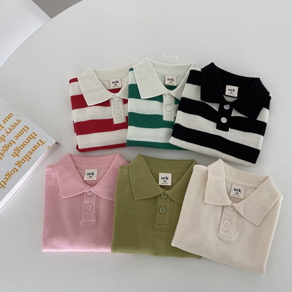 NRK - Korean Children Fashion - #Kfashion4kids - Summer Cotton Collar Knit - 2