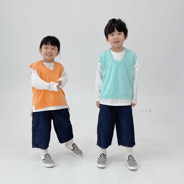 NRK - Korean Children Fashion - #Kfashion4kids - Vivid Cotton Vest - 4