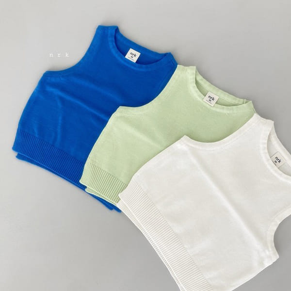 NRK - Korean Children Fashion - #Kfashion4kids - Sleeveless Cotton Knit - 2