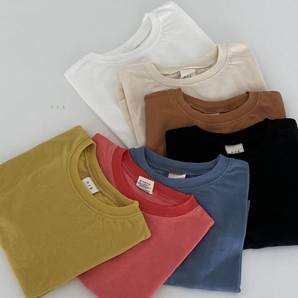 NRK - Korean Children Fashion - #Kfashion4kids - Cool Basic Slit Tee - 11