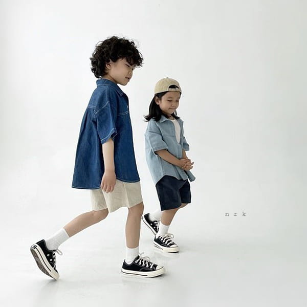 NRK - Korean Children Fashion - #Kfashion4kids - Cool Basic Slit Tee - 5