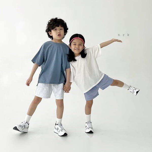 NRK - Korean Children Fashion - #Kfashion4kids - Cool Basic Slit Tee - 9