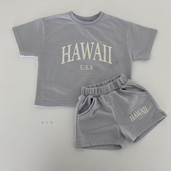 NRK - Korean Children Fashion - #Kfashion4kids - Hawaii Top Bottom Set - 8