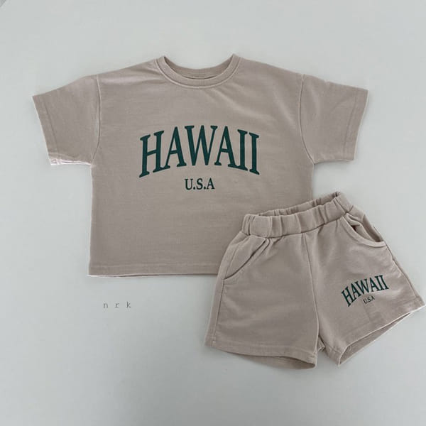 NRK - Korean Children Fashion - #Kfashion4kids - Hawaii Top Bottom Set - 9