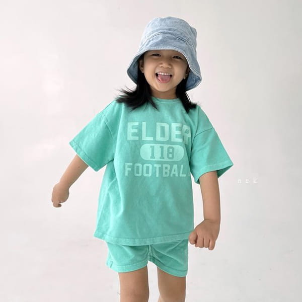 NRK - Korean Children Fashion - #Kfashion4kids - Pigment Top Bottom Set