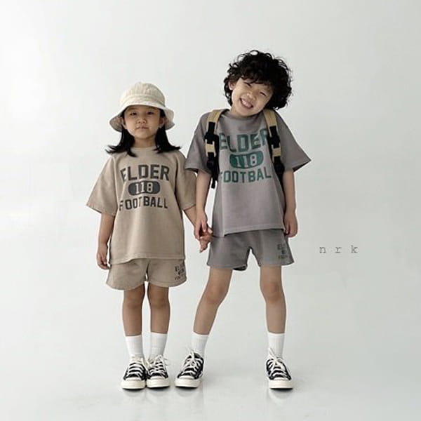 NRK - Korean Children Fashion - #Kfashion4kids - Pigment Top Bottom Set - 4