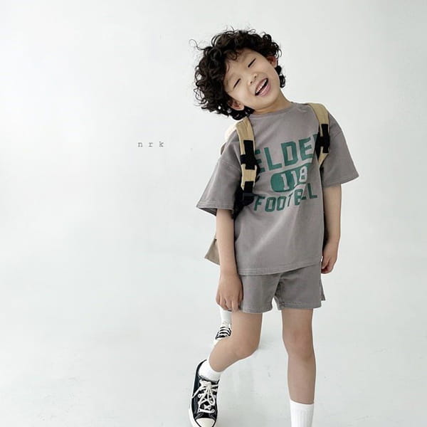 NRK - Korean Children Fashion - #Kfashion4kids - Pigment Top Bottom Set - 8
