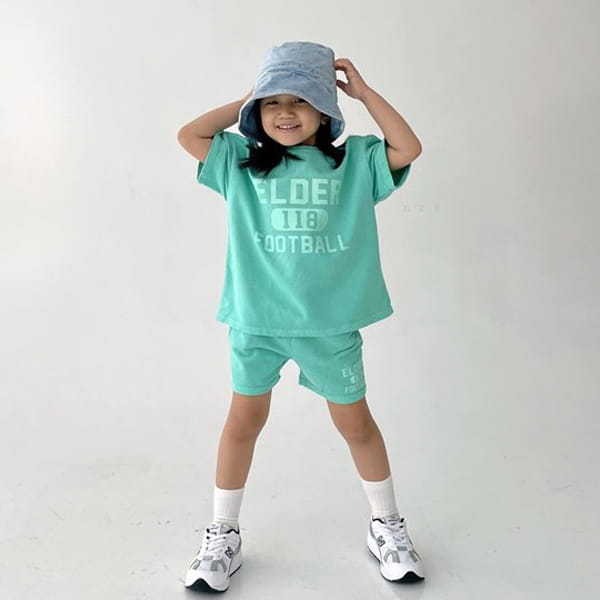 NRK - Korean Children Fashion - #Kfashion4kids - Pigment Top Bottom Set - 9