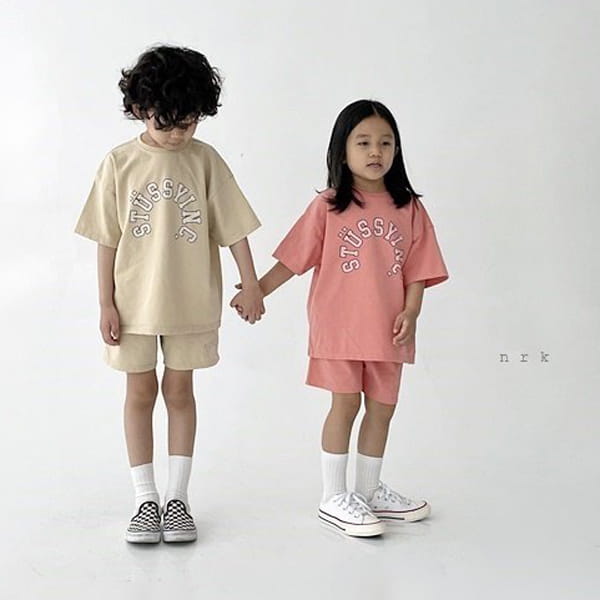 NRK - Korean Children Fashion - #Kfashion4kids - Tok Tok Top Bottom Set - 4