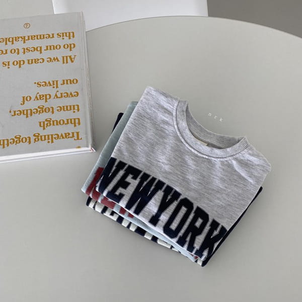 NRK - Korean Children Fashion - #Kfashion4kids - Cool New York Top Bottom Set - 10